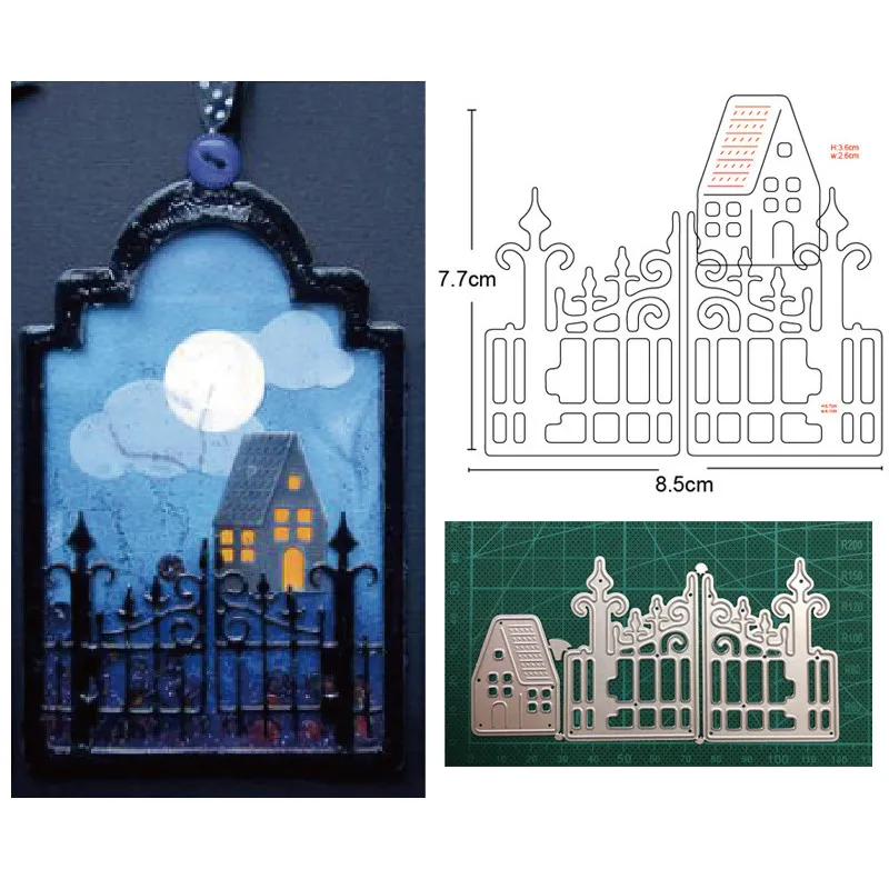 Christmas Castle Fence Border Metal Cutting Dies Stencils dies for DIY Scrapbooking dies Craft Paper Card Making Embossing Dies
Christmas Castle Fence Border Metal Cutting Dies Stencils dies for DIY Scrapbooking dies Craft Paper Card Making Embossing Dies