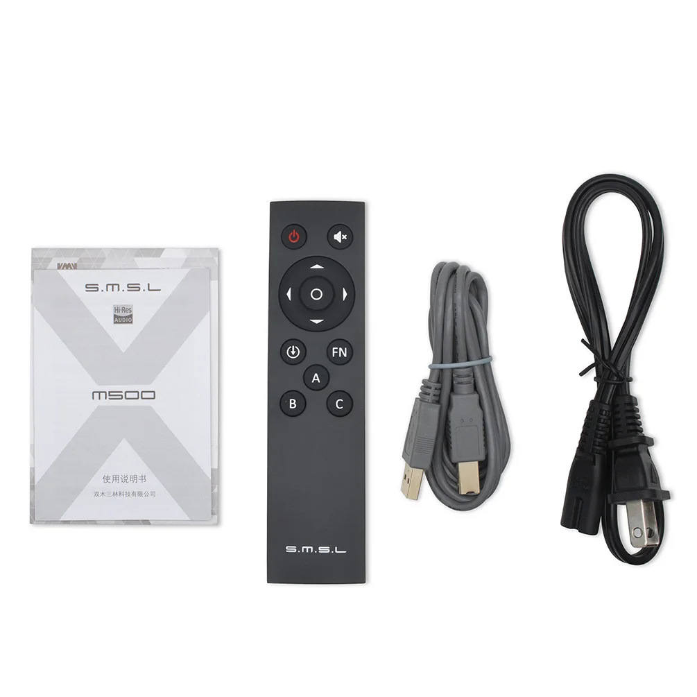 SMSL M500 MQA USB DAC Headphone Amplifier ES9038PRO Audio Decoding XMOS XU216 DSD512 32Bit/768Khz USB/OPT/COAX input
SMSL M500 MQA USB DAC Headphone Amplifier ES9038PRO Audio Decoding XMOS XU216 DSD512 32Bit/768Khz USB/OPT/COAX input
