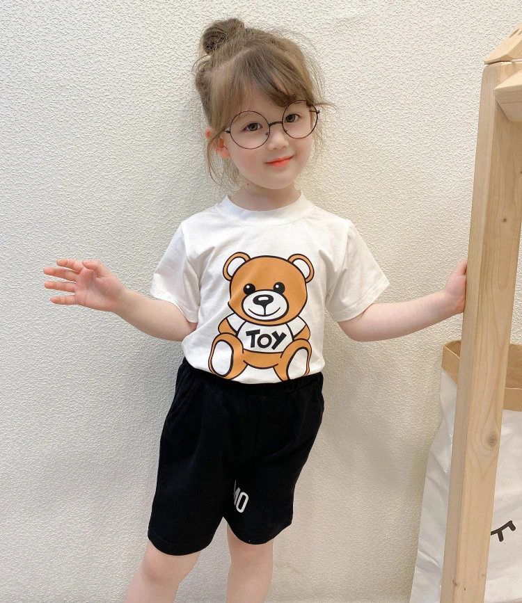 New 2021 Summer fashion kids clothes girls brand style cotton cartoon printing Bear short-sleeved T-shirts and shorts 2-10 years
New 2021 Summer fashion kids clothes girls brand style cotton cartoon printing Bear short-sleeved T-shirts and shorts 2-10 years
