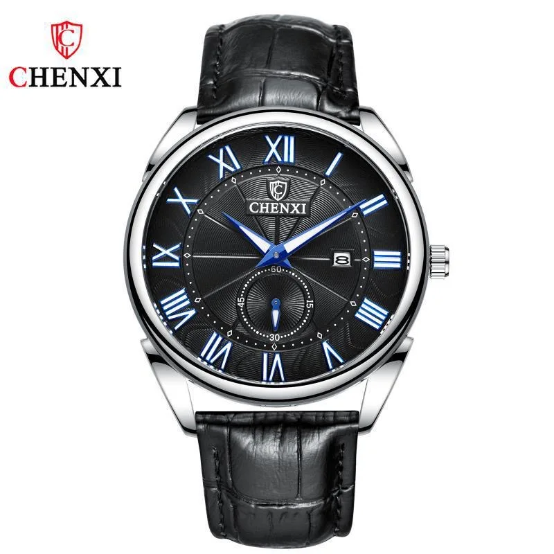 CHENXI Personality Men's Quartz Watch Business Leather Strap Simple Fashion Luxury Casual Student Watch WA160
CHENXI Personality Men's Quartz Watch Business Leather Strap Simple Fashion Luxury Casual Student Watch WA160