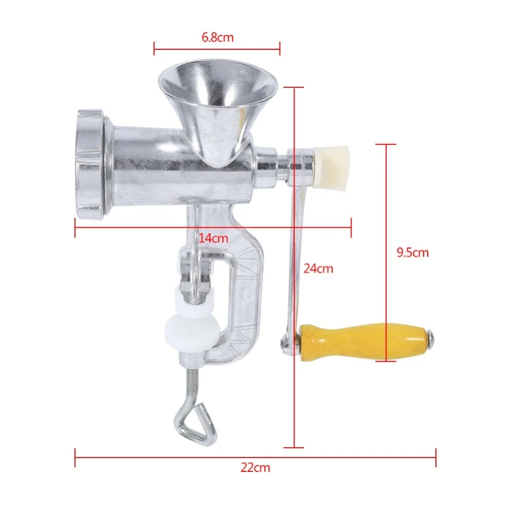 Grinder Meat Aluminum Alloy Noodles Grinding Machine Dishes Making Gadgets Mincer for meat noodles sausages and grind coffee
Grinder Meat Aluminum Alloy Noodles Grinding Machine Dishes Making Gadgets Mincer for meat noodles sausages and grind coffee