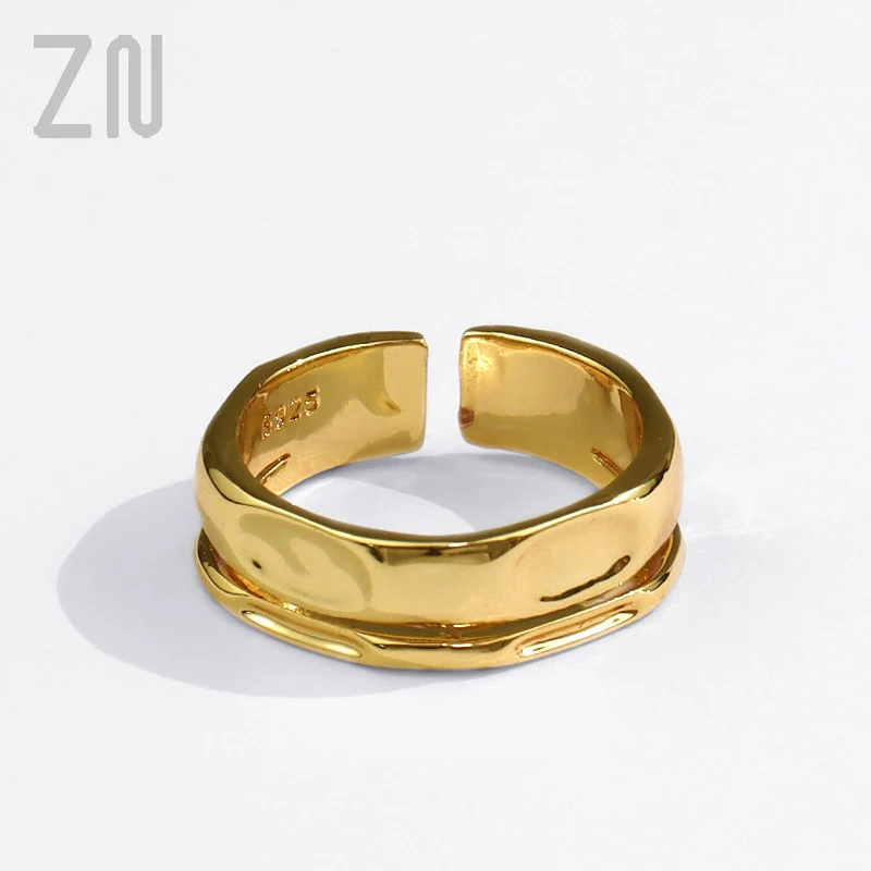 ZN 2021 New Geometric Ring Trendy Fashion Jewelry Gifts Europe and America Simple Cute Texture Opening Finger Rings for Women
ZN 2021 New Geometric Ring Trendy Fashion Jewelry Gifts Europe and America Simple Cute Texture Opening Finger Rings for Women