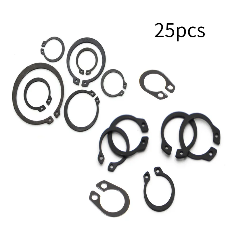 25pcs Circlips For Shaft Shaft Retaining Ring Bearing Retainer Circlip 6-32mm C-type Retaining Ring
25pcs Circlips For Shaft Shaft Retaining Ring Bearing Retainer Circlip 6-32mm C-type Retaining Ring