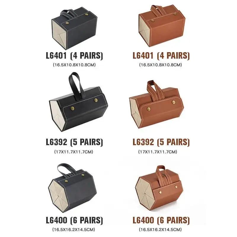 Lonbor Portable Glasses Organizer 2/3/4/5/6 Multi-slot Eyeglasses Storage Display Travel Folding Sunglasses PU Leather Case
Lonbor Portable Glasses Organizer 2/3/4/5/6 Multi-slot Eyeglasses Storage Display Travel Folding Sunglasses PU Leather Case