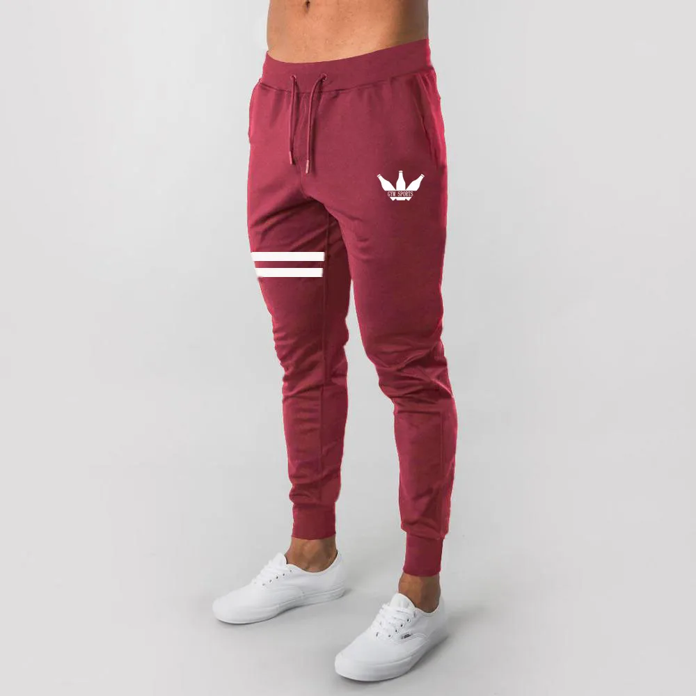 Gym Sports Pants Men Casual Trousers Cotton Sweatpants Leg Stripes Three Wine Bottles Printed Bodybuilding Trackpants
Gym Sports Pants Men Casual Trousers Cotton Sweatpants Leg Stripes Three Wine Bottles Printed Bodybuilding Trackpants