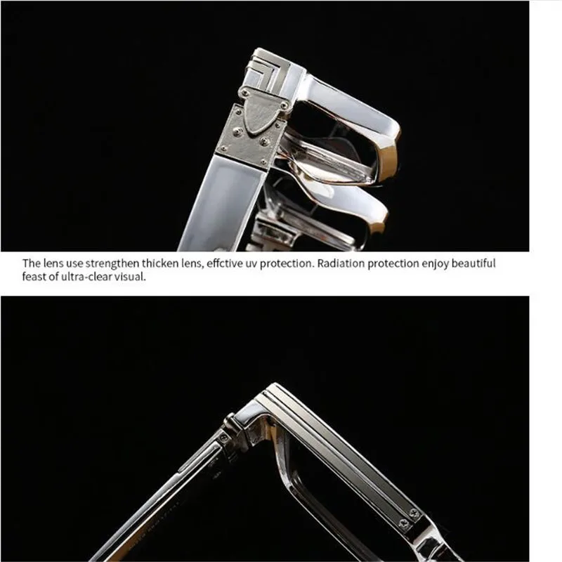 Square sunglasses for men and women Transparent white reflector New style double frame sunglasses
Square sunglasses for men and women Transparent white reflector New style double frame sunglasses