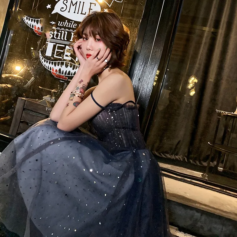 Blue Bling Sequins Evening Dress Sexy Spaghetti Strap Party Dress Fairy A-line Banquet Dress Elegant Prom Gown Oversize 3XL
Blue Bling Sequins Evening Dress Sexy Spaghetti Strap Party Dress Fairy A-line Banquet Dress Elegant Prom Gown Oversize 3XL