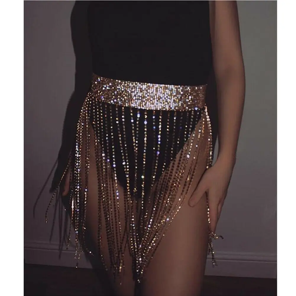 Hot Sexy Womens Luxury Bling Hip Scarf Skirts Wrap Rhinestone Tassel Belt Long Tassel Crystal Chain Waist Band Fringe Belt
Hot Sexy Womens Luxury Bling Hip Scarf Skirts Wrap Rhinestone Tassel Belt Long Tassel Crystal Chain Waist Band Fringe Belt