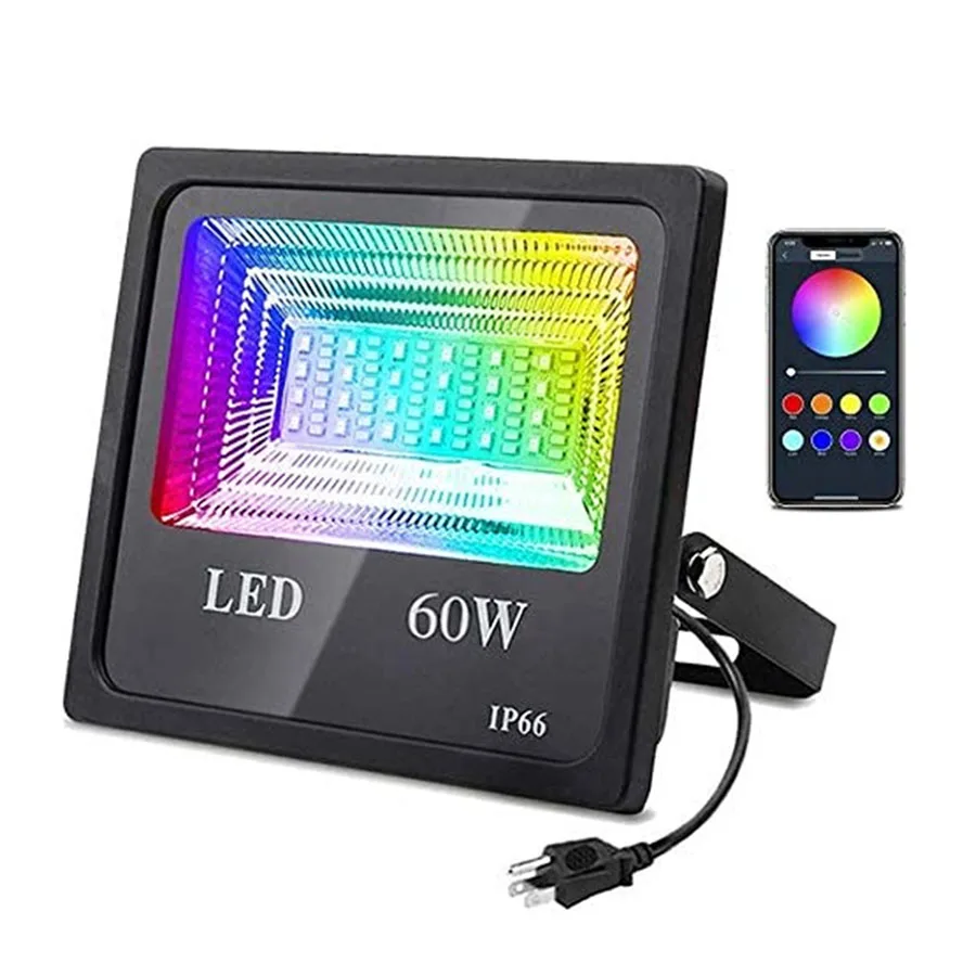 Светодиодный RGB прожектор 60 Вт, совместимый с Bluetooth, управление через приложение, RGBW светодиодный прожсветильник Тор IP66, водонепроницаемый у...
Светодиодный RGB прожектор 60 Вт, совместимый с Bluetooth, управление через приложение, RGBW светодиодный прожсветильник Тор IP66, водонепроницаемый у...