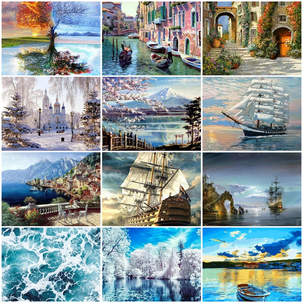 Набор для рисования по номерам на холсте «Пейзаж города»
Набор для рисования по номерам на холсте «Пейзаж города»