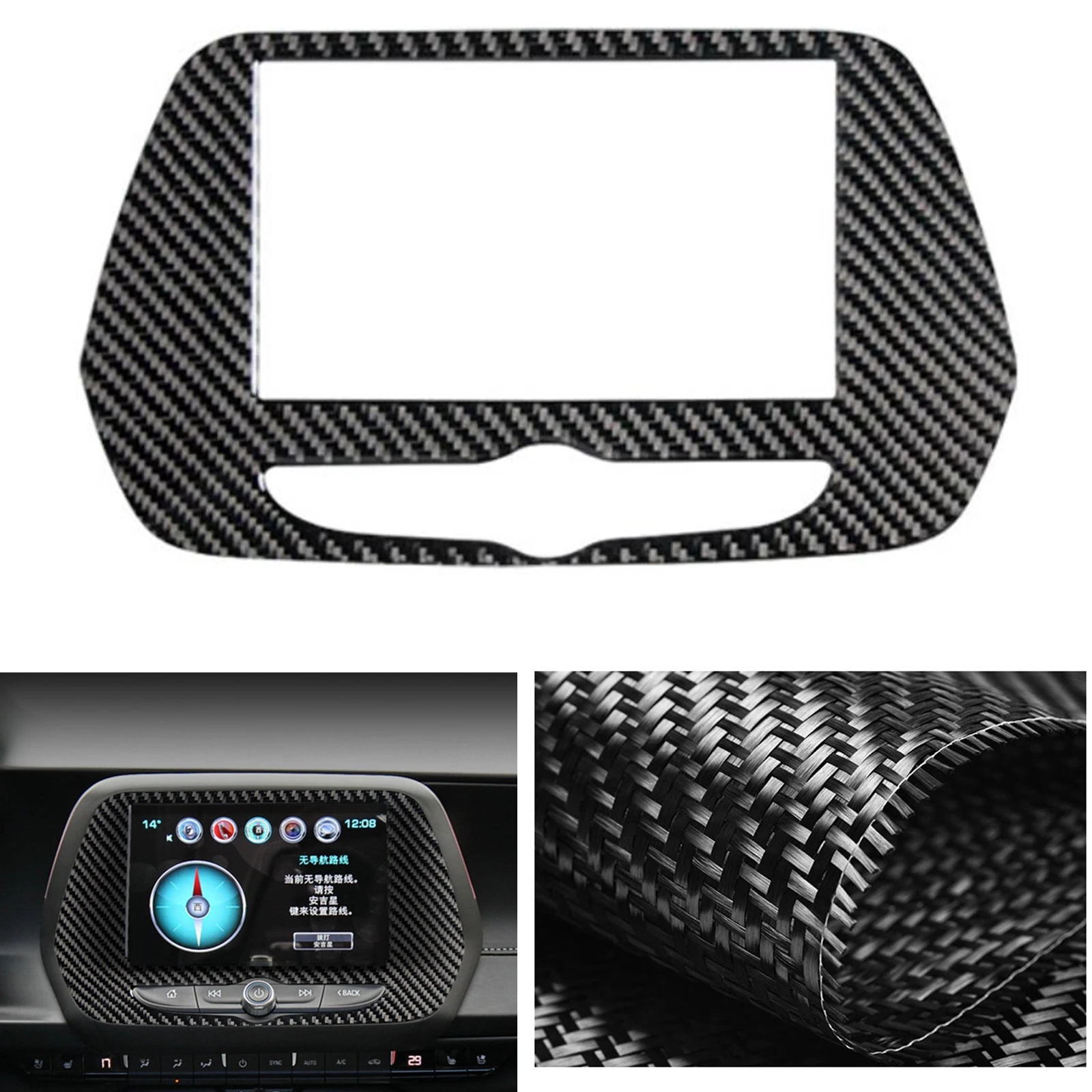 For Chevrolet Camaro 2016-2019 Center Console Navigation Panel Cover Trim Real Carbon Fiber Dashboard Screen Frame Sticker Strip
For Chevrolet Camaro 2016-2019 Center Console Navigation Panel Cover Trim Real Carbon Fiber Dashboard Screen Frame Sticker Strip