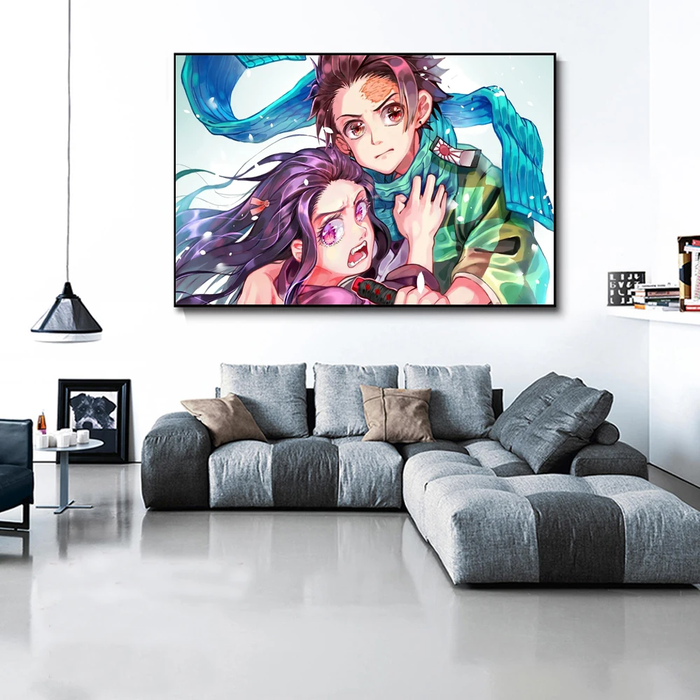 Demon Slayer: Kimetsu no Yaiba Tomioka Giyuu Kyoujurou Anime Poster Kochou Shinobu Posters Room Art Wall Stickers Painting
Demon Slayer: Kimetsu no Yaiba Tomioka Giyuu Kyoujurou Anime Poster Kochou Shinobu Posters Room Art Wall Stickers Painting