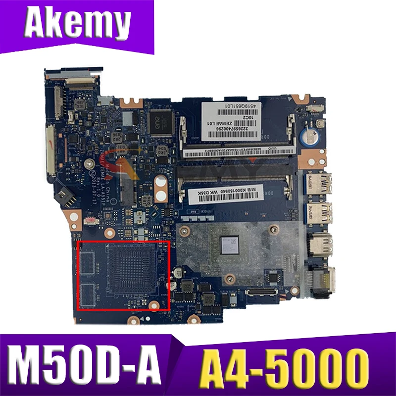 AKEMY LA-A551P для Toshiba Satellite M50D-A M50D K000150950 Материнская плата ноутбука A4-5000 процессор
AKEMY LA-A551P для Toshiba Satellite M50D-A M50D K000150950 Материнская плата ноутбука A4-5000 процессор