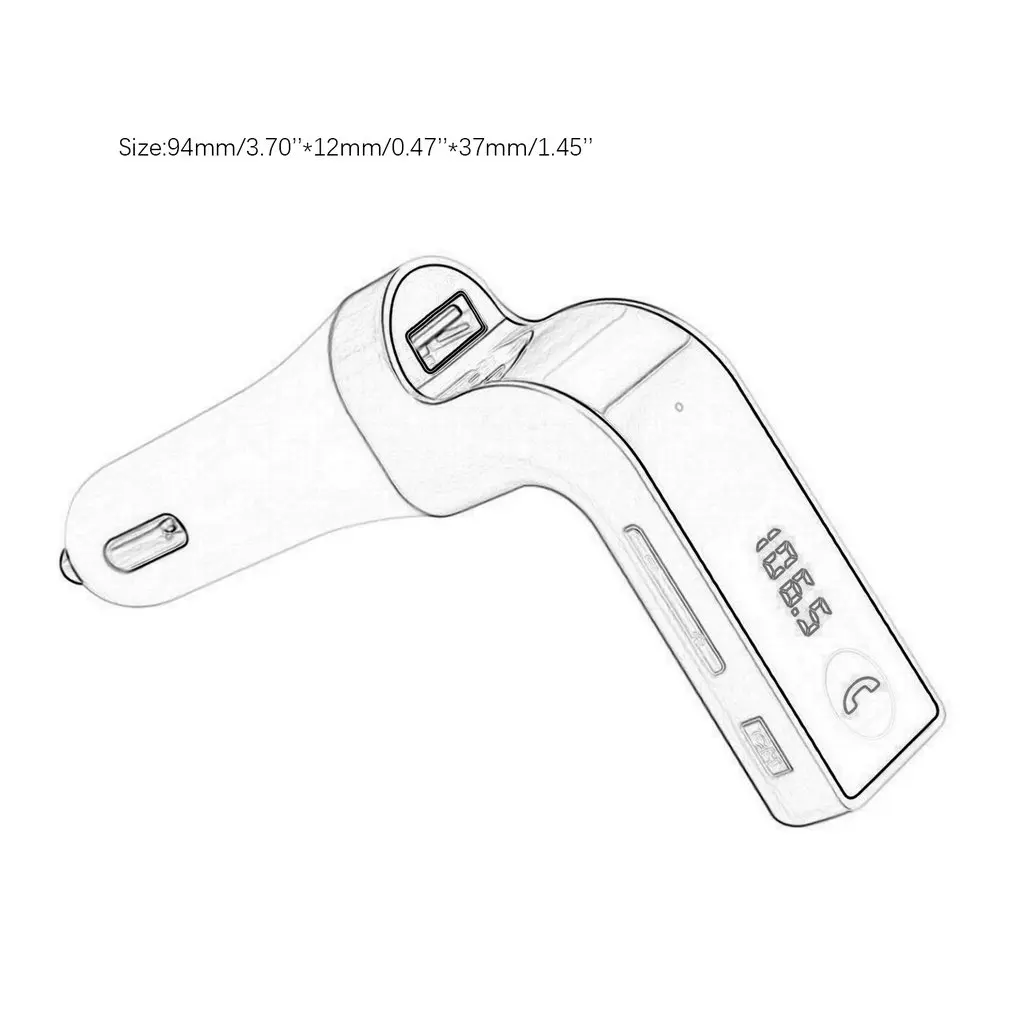 G7 Wireless FM Transmitter Kit For Car MP3 Music Player Radio & USB Port
G7 Wireless FM Transmitter Kit For Car MP3 Music Player Radio & USB Port