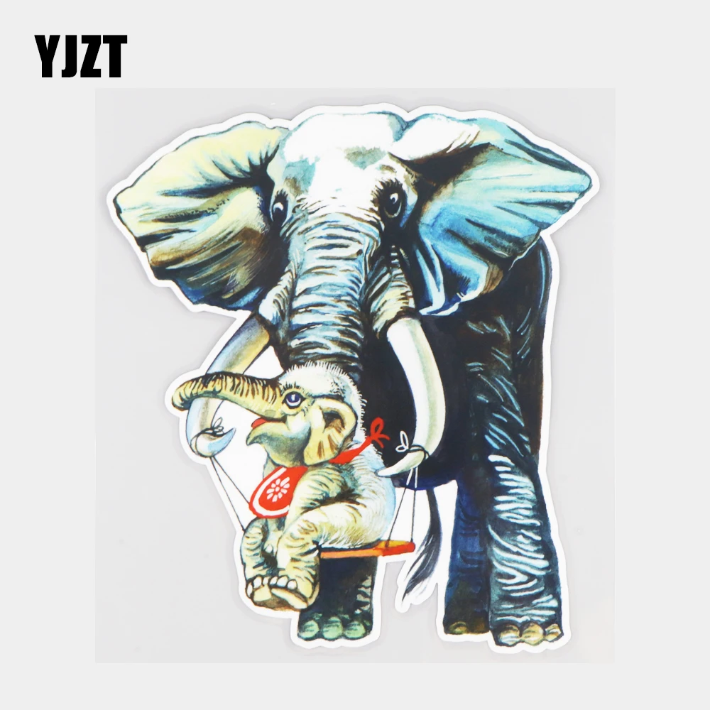 YJZT 15.1×16.7CM Playing Elephant Funny Body Door Decoration Decals Cute Cartoon Car Stickers 21A-1327
YJZT 15.1×16.7CM Playing Elephant Funny Body Door Decoration Decals Cute Cartoon Car Stickers 21A-1327