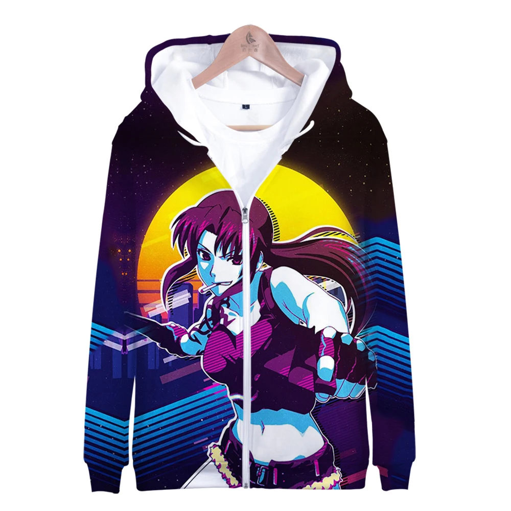 Black Lagoon Anime 3D Printed Zipper Hoodies Women/Men Fashion Long Sleeve Hooded Sweatshirt Hot Sale Streetwear Clothes
Black Lagoon Anime 3D Printed Zipper Hoodies Women/Men Fashion Long Sleeve Hooded Sweatshirt Hot Sale Streetwear Clothes
