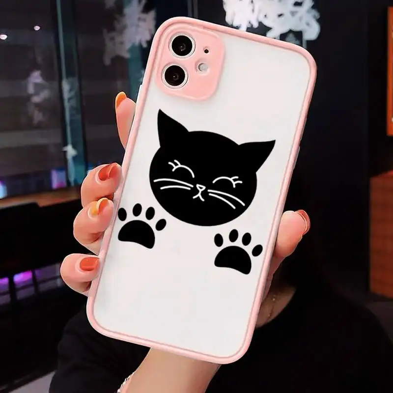 Cute cat scratching Phone Cases Matte For iPhone 12 Mini 11 Pro XR XS Max 7 8 Plus X Hard PC Back Cover
Cute cat scratching Phone Cases Matte For iPhone 12 Mini 11 Pro XR XS Max 7 8 Plus X Hard PC Back Cover