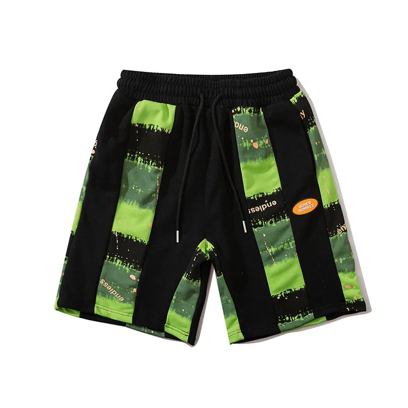 2021 Summer Striped Printing Shorts Streetwear Men Hip Hop Casual Loose Short Pants Trousers Elastic Waist Men Clothing WQ571
2021 Summer Striped Printing Shorts Streetwear Men Hip Hop Casual Loose Short Pants Trousers Elastic Waist Men Clothing WQ571