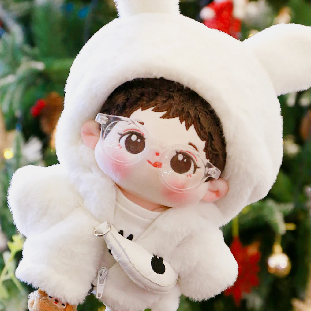 Handmade 4pc/set 15/20cm First snow Doll clothes suit Bunny Ear Fur Coat T-shirt Jeans Bag Clothes Suit Clothing Doll Dress Up
Handmade 4pc/set 15/20cm First snow Doll clothes suit Bunny Ear Fur Coat T-shirt Jeans Bag Clothes Suit Clothing Doll Dress Up