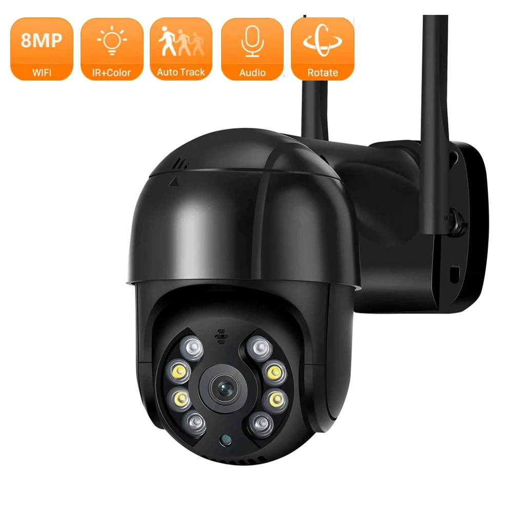 ANBIUX 8MP 4K IP Camera 5MP Speed Dome Auto Tracking PTZ Camera Smart Home Outdoor Wireless WIFI Camera Surveillance Monitor
ANBIUX 8MP 4K IP Camera 5MP Speed Dome Auto Tracking PTZ Camera Smart Home Outdoor Wireless WIFI Camera Surveillance Monitor