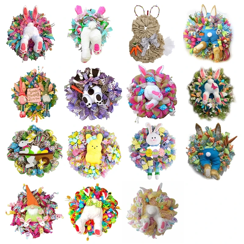Easter Rabbit Wreath Bunny Decoration Garland Front Door Hanging Ornament Wall Home Party Decor
Easter Rabbit Wreath Bunny Decoration Garland Front Door Hanging Ornament Wall Home Party Decor