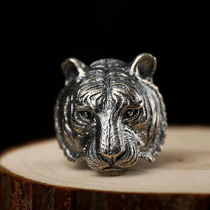Zabra Аутентичные стерлингового серебра 925 Прохладный Тигр большое кольцо для Для