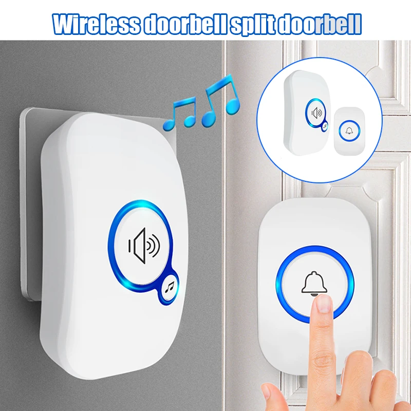 Home Wireless Doorbell Waterproof Welcome Bell 32 Songs Available Smart Doorbell @M23
Home Wireless Doorbell Waterproof Welcome Bell 32 Songs Available Smart Doorbell @M23