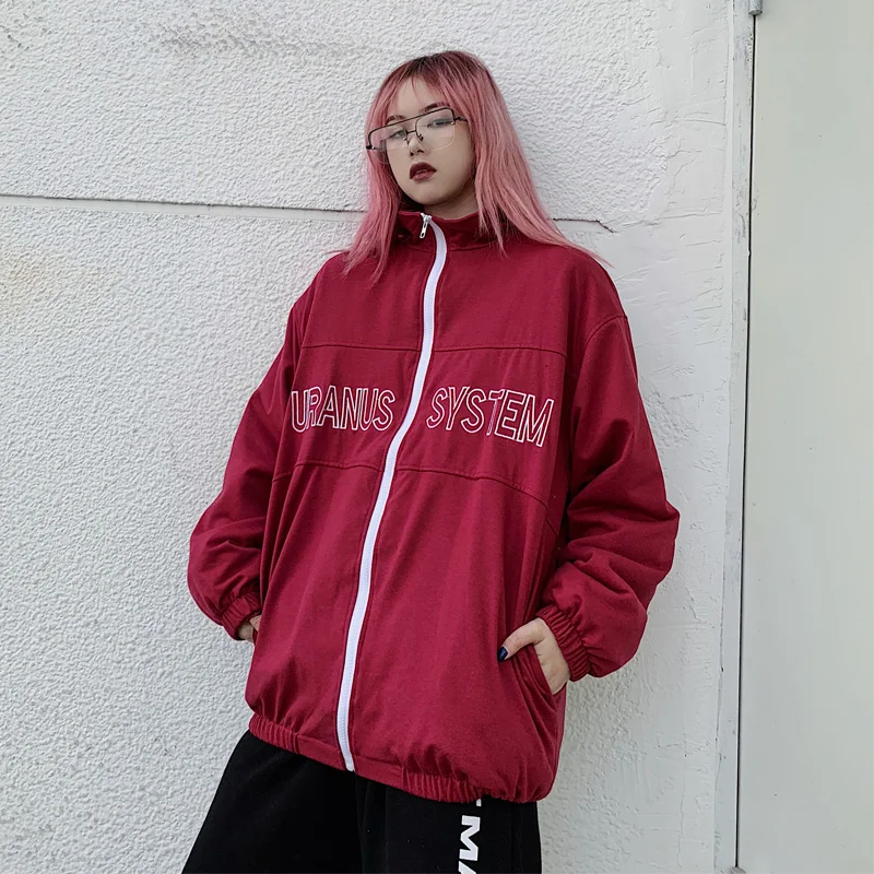 High Neck Zipper Sweatshirt Women Streetwear 2021 Fashion Harajuku Hip-hop Jacket Autumn Winter Batwing Sleeve Retro Tops 
High Neck Zipper Sweatshirt Women Streetwear 2021 Fashion Harajuku Hip-hop Jacket Autumn Winter Batwing Sleeve Retro Tops