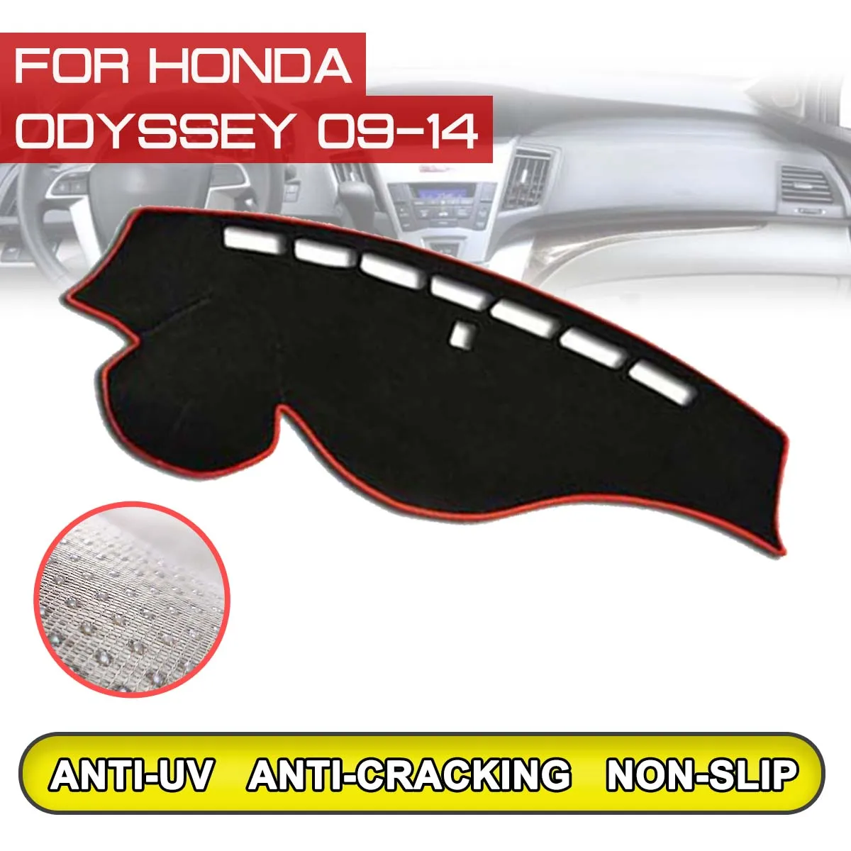 Для Honda Odyssey 2009 2010 2011 2012-2014 коврик для приборной панели автомобиля против грязи нескользящий коврик для приборной панели УФ-защита затеняюща...
Для Honda Odyssey 2009 2010 2011 2012-2014 коврик для приборной панели автомобиля против грязи нескользящий коврик для приборной панели УФ-защита затеняюща...