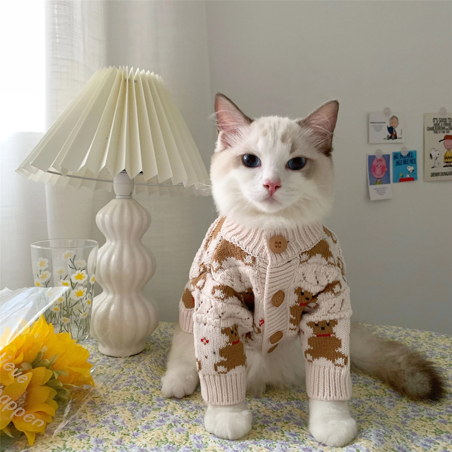 Warm Dog Clothes for Small Medium Dogs Knitted Cat Sweater Pet Clothing for Chihuahua Bulldogs Puppy Costume Coat
Warm Dog Clothes for Small Medium Dogs Knitted Cat Sweater Pet Clothing for Chihuahua Bulldogs Puppy Costume Coat