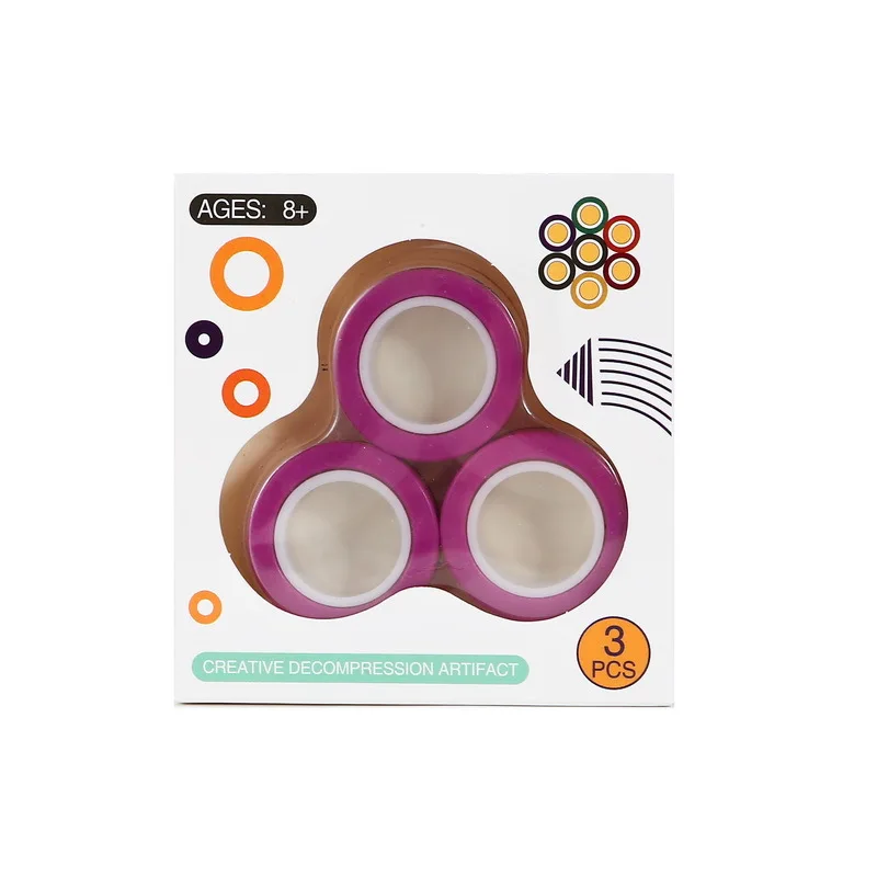 2021 New Magnetic Decompression Ring Rotating Finger Bracelet Ring Decompression Toy Decompression Artifact
2021 New Magnetic Decompression Ring Rotating Finger Bracelet Ring Decompression Toy Decompression Artifact