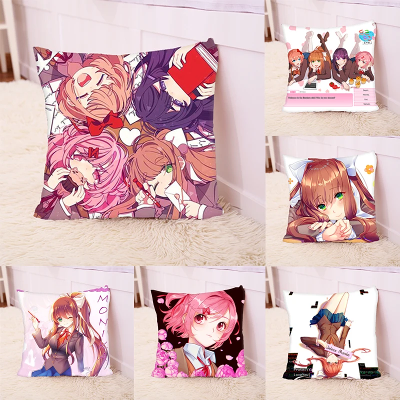 35/40 см Doki Literature Club Gal Game мягкая плюшевая подушка с сердцевиной, детский подарок на день рождения и Рождество, аниме
35/40 см Doki Literature Club Gal Game мягкая плюшевая подушка с сердцевиной, детский подарок на день рождения и Рождество, аниме
