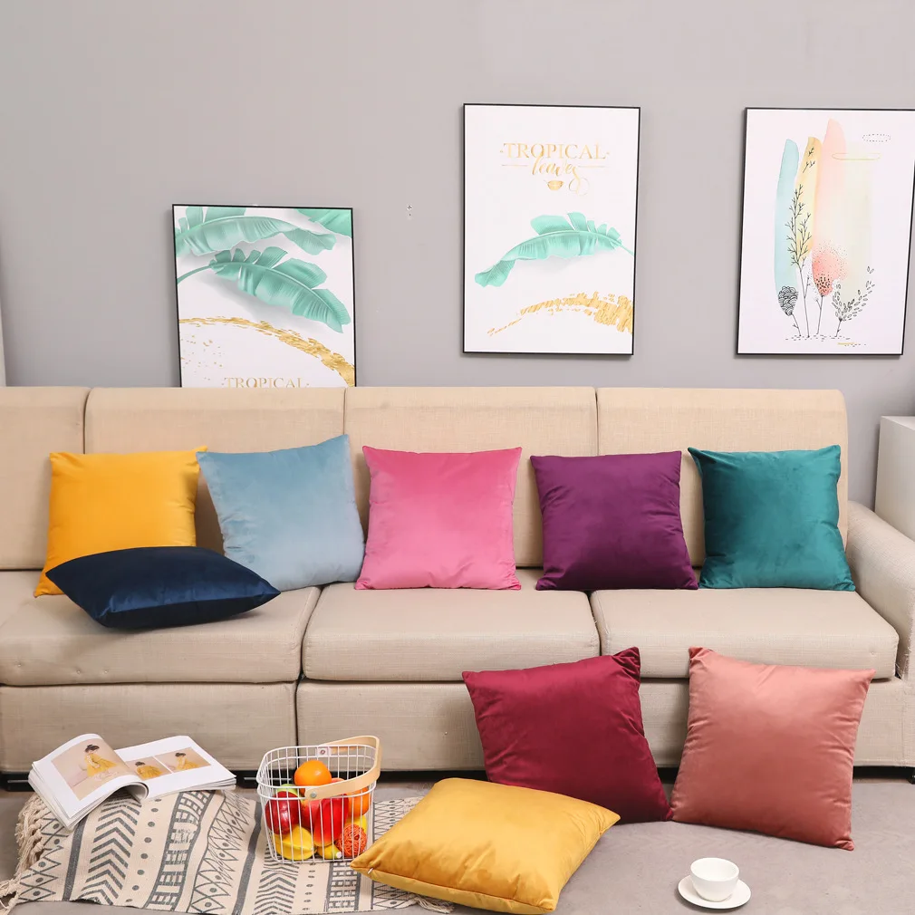 Modern simple velvet flannel pillowcase leisure sofa cushion solid color comfortable pillowcase
Modern simple velvet flannel pillowcase leisure sofa cushion solid color comfortable pillowcase