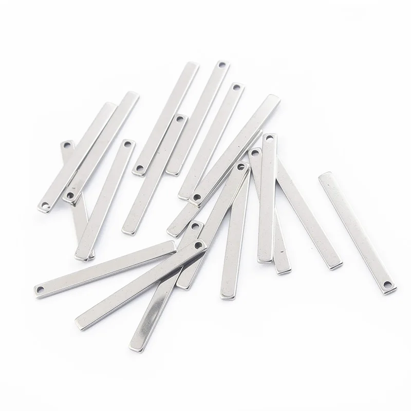 10pcs Stainless Steel Charms Long Stampimg Rectangle Pendant Jewelry For Tassel Jewelry Making Findings
10pcs Stainless Steel Charms Long Stampimg Rectangle Pendant Jewelry For Tassel Jewelry Making Findings