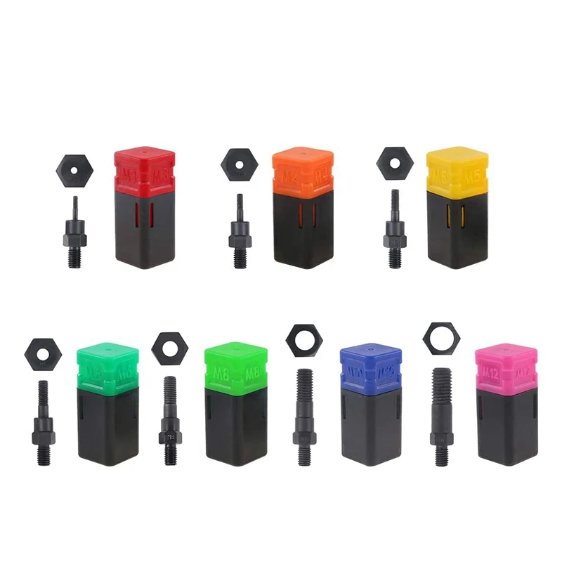 Hot Riveter Tool Part Threaded Mandrel Replacement for Hand Nut Rivet Metric M3-M12 HT2775+ 1Set
Hot Riveter Tool Part Threaded Mandrel Replacement for Hand Nut Rivet Metric M3-M12 HT2775+ 1Set