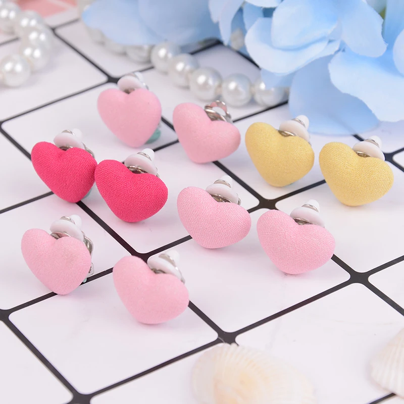 1 Pair Pink Heart And Star Flower Shape Lovely Pearl Earrings Without Ear Hole Clip Earrings Children Earrings
1 Pair Pink Heart And Star Flower Shape Lovely Pearl Earrings Without Ear Hole Clip Earrings Children Earrings
