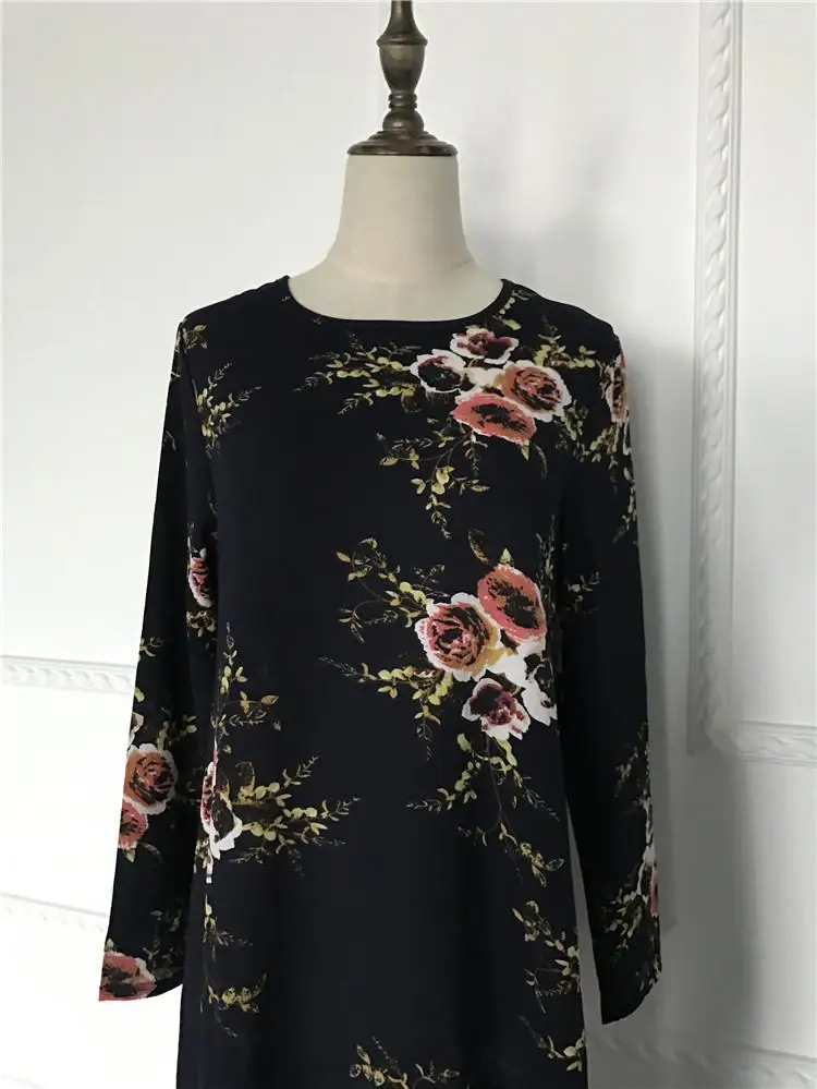 Muslim Women Flower Abaya Islamic Asymmetric Long Sleeve Blouse Shirt Irregular Dress Kaftan Clothing Arab Arab Vintage Fashion 
Muslim Women Flower Abaya Islamic Asymmetric Long Sleeve Blouse Shirt Irregular Dress Kaftan Clothing Arab Arab Vintage Fashion