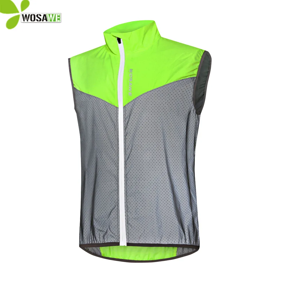 WOSAWE Windproof Sleeveless Men Cycling Jacket Outdoor Sport MTB Bike Vest Wind Coat Bicycle Reflective Windbreaker Gilet Jersey
WOSAWE Windproof Sleeveless Men Cycling Jacket Outdoor Sport MTB Bike Vest Wind Coat Bicycle Reflective Windbreaker Gilet Jersey