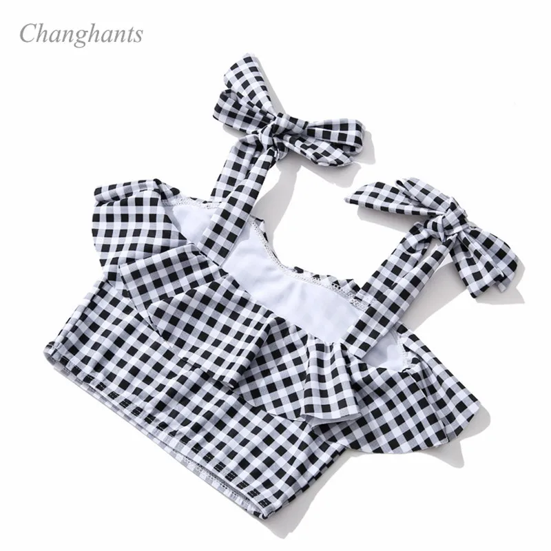 New Model 1-6 Y Girls Two Pieces Swimwear Black White Plaid Heart Baby Swimsuit Tankini Set Swim Pool Bathing Suits
New Model 1-6 Y Girls Two Pieces Swimwear Black White Plaid Heart Baby Swimsuit Tankini Set Swim Pool Bathing Suits