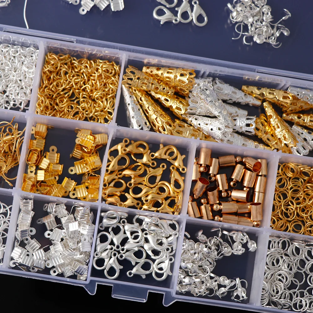 Mixed Styles DIY Jewelry Findings Material Beads Cup Earring Hook Jump Ring Hook Pin Box Sets For Jewelry Making Findings
Mixed Styles DIY Jewelry Findings Material Beads Cup Earring Hook Jump Ring Hook Pin Box Sets For Jewelry Making Findings