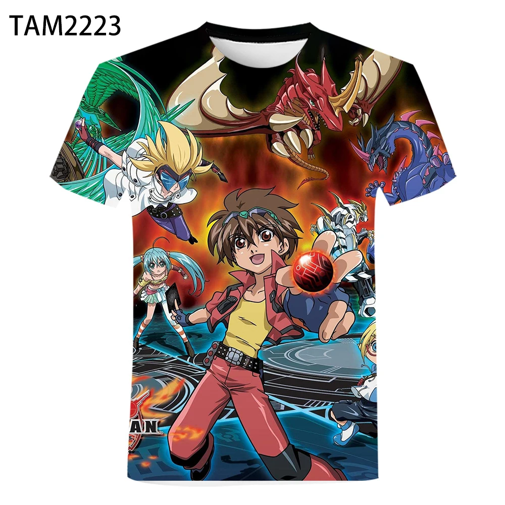 Новинка 2021 новая футболка Bakugan Vestroi3d свитшот для фитнеса Молодежная Студенческая