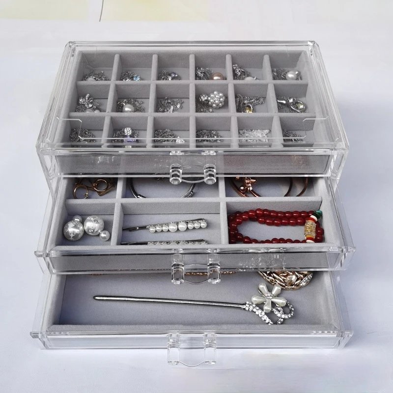 Jewelry Storage Box, Earrings, Jewelry, Earrings, Necklaces, Multi-divided Box, Large-capacity Dust-proof Flannel Display Box
Jewelry Storage Box, Earrings, Jewelry, Earrings, Necklaces, Multi-divided Box, Large-capacity Dust-proof Flannel Display Box
