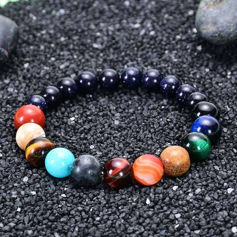 The Eight Planets Bracelets Natural Stone Beads Chakra Yoga Bracelet Universe Galaxy Solar System Bracelets for Men Women Gifts 
The Eight Planets Bracelets Natural Stone Beads Chakra Yoga Bracelet Universe Galaxy Solar System Bracelets for Men Women Gifts