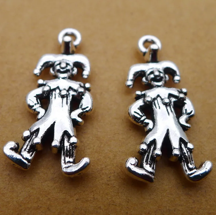 12*25mm 1.9G Alloy antique Clown charm Pendant for jewelry making DIY Accessories 40pcs/Bag
12*25mm 1.9G Alloy antique Clown charm Pendant for jewelry making DIY Accessories 40pcs/Bag