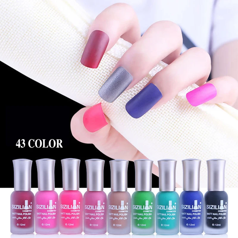 Matte Nail Polish Shining Colorful Nail Art Top Coat Polish 12ml Matte Satin Surface Oil Manicure Varnish Lacquer TSLM2
Matte Nail Polish Shining Colorful Nail Art Top Coat Polish 12ml Matte Satin Surface Oil Manicure Varnish Lacquer TSLM2