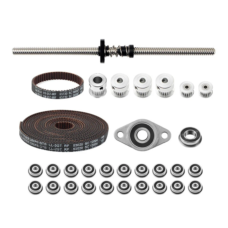 VORON 0 комплект, 2GT 20T 16T шкив, GT2 LL-2GT RF открытый ремень ГРМ, 110-2GT подшипник вала, F688 F623 KFL08 T8X8 винтовая гайка
VORON 0 комплект, 2GT 20T 16T шкив, GT2 LL-2GT RF открытый ремень ГРМ, 110-2GT подшипник вала, F688 F623 KFL08 T8X8 винтовая гайка