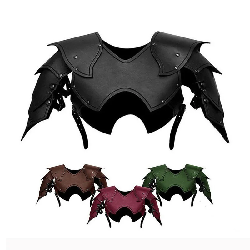 Medieval Elf Cosplay Costume Elven Shoulder Chest Armor Viking Knight Leather Larp Vest Tops Buckle Strap Cuirass For Men Women
Medieval Elf Cosplay Costume Elven Shoulder Chest Armor Viking Knight Leather Larp Vest Tops Buckle Strap Cuirass For Men Women