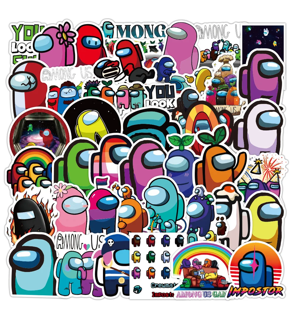 10/30/50pcs Packing Character Stickers Among Us Fridge Wharf Skateboard Guitar Laptop Motorcycle Travel Luggage Cartoon Doodle S
10/30/50pcs Packing Character Stickers Among Us Fridge Wharf Skateboard Guitar Laptop Motorcycle Travel Luggage Cartoon Doodle S