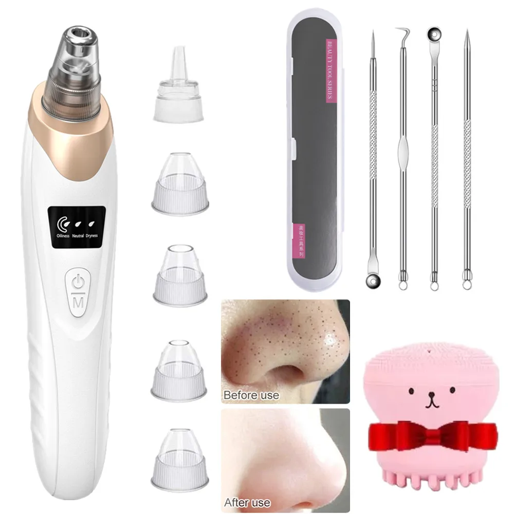 Facial Blackhead Remover Electric Pore Cleaner Blackhead Black Point Vacuum Cleaner Tool Black Spots Pore Cleaner Machine
Facial Blackhead Remover Electric Pore Cleaner Blackhead Black Point Vacuum Cleaner Tool Black Spots Pore Cleaner Machine