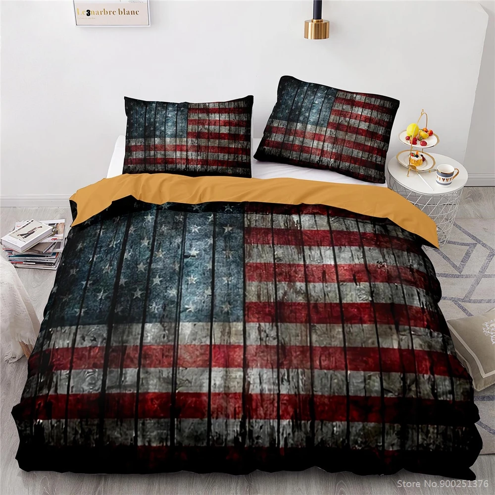 3D Printed American Flag Stars and Stripes Duvet Cover Set Twin Full Queen King Size Bedding Set Home Textile Bedclothes Gift
3D Printed American Flag Stars and Stripes Duvet Cover Set Twin Full Queen King Size Bedding Set Home Textile Bedclothes Gift